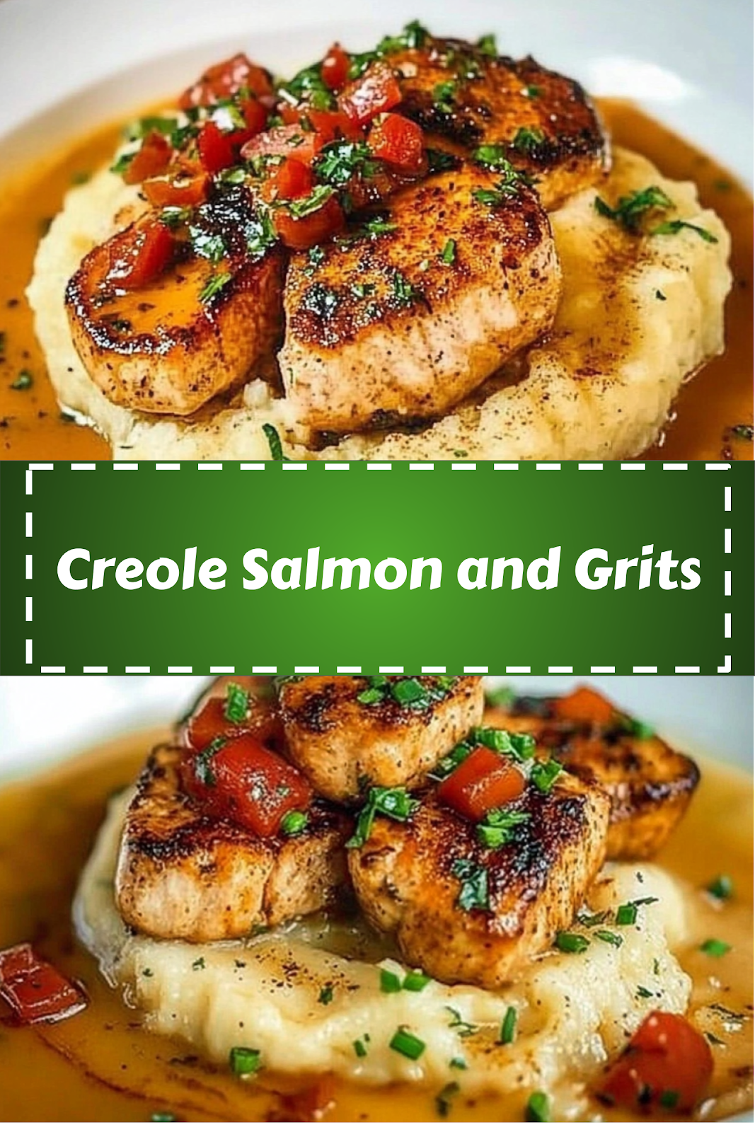 Image of Creole Salmon and Grits to save