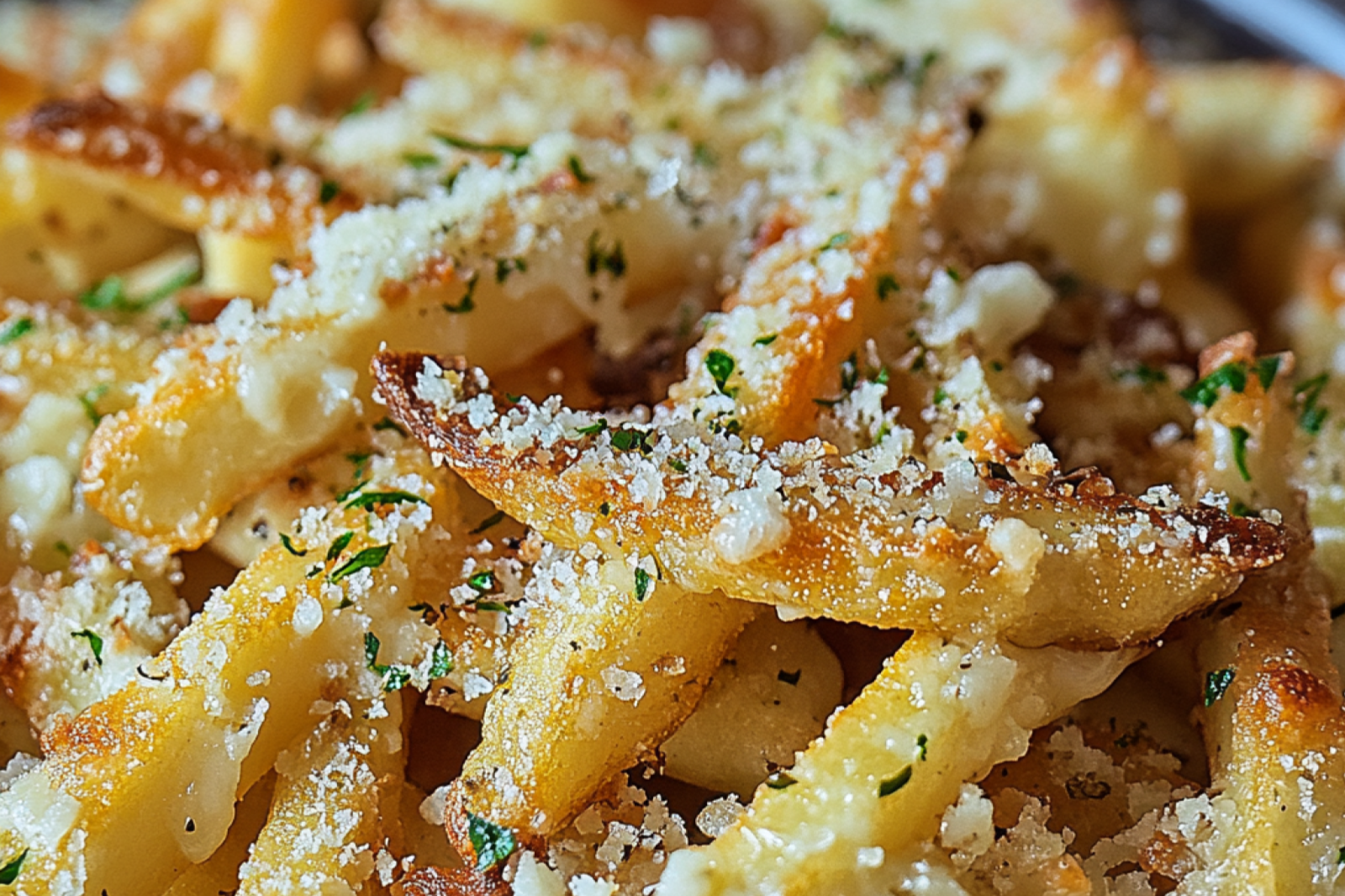 Baked Garlic Parmesan Fries