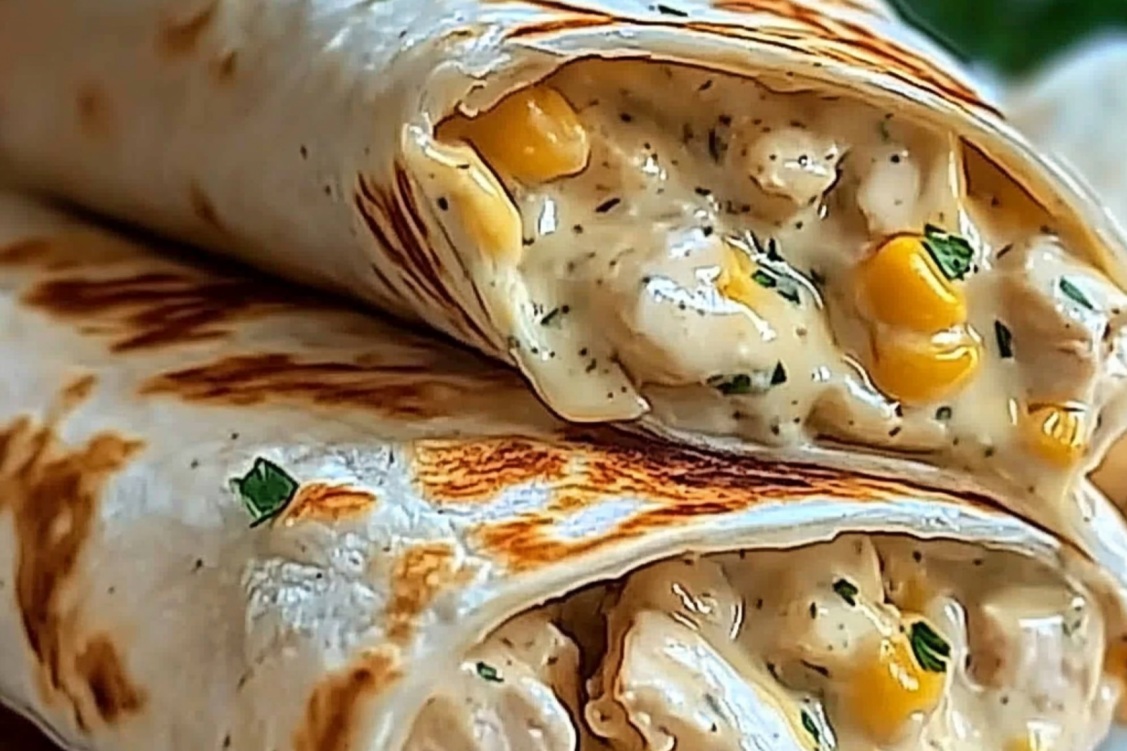 Quick Cheesy Chicken Wrap