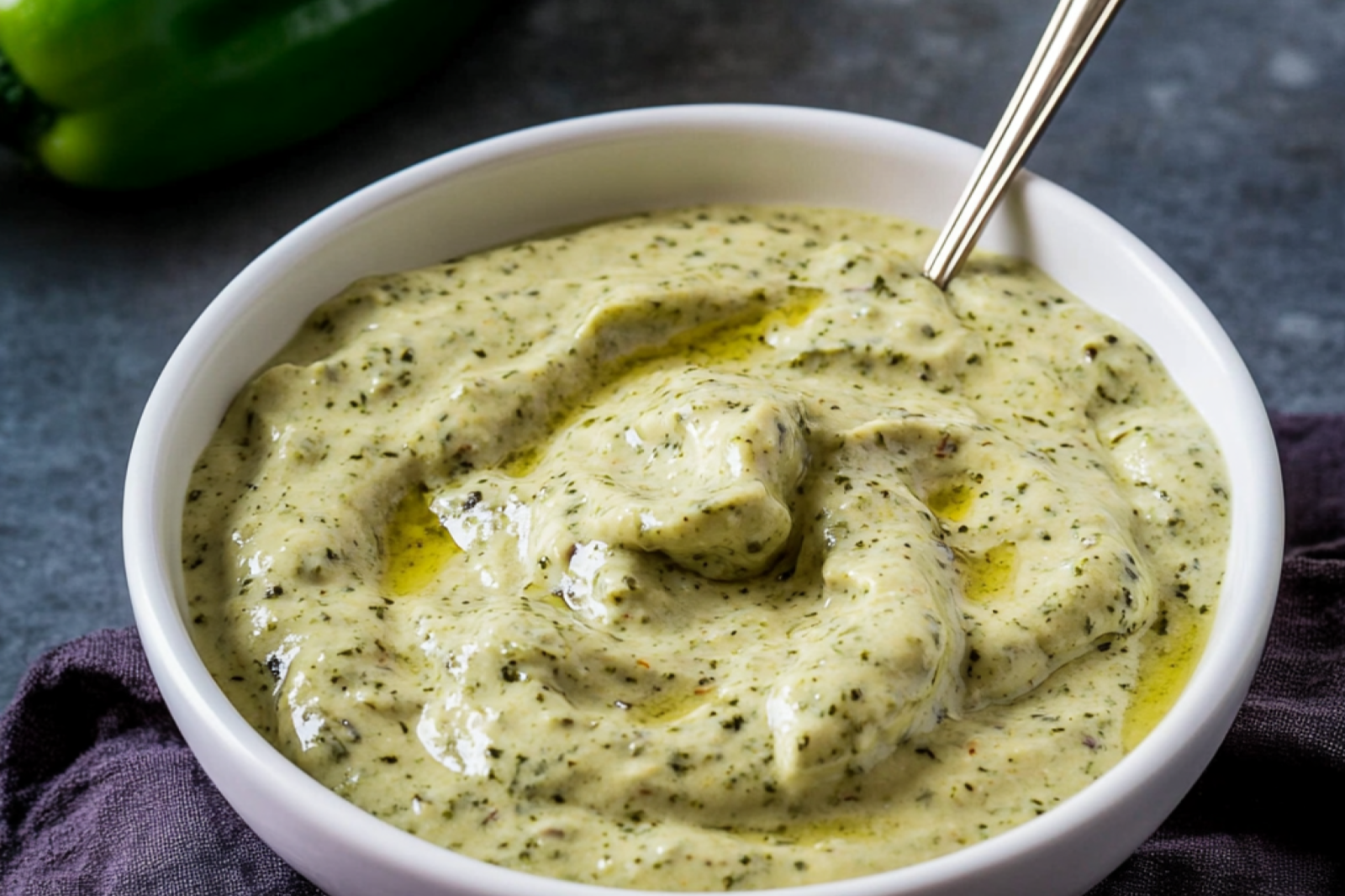 Roasted Poblano Cream Sauce