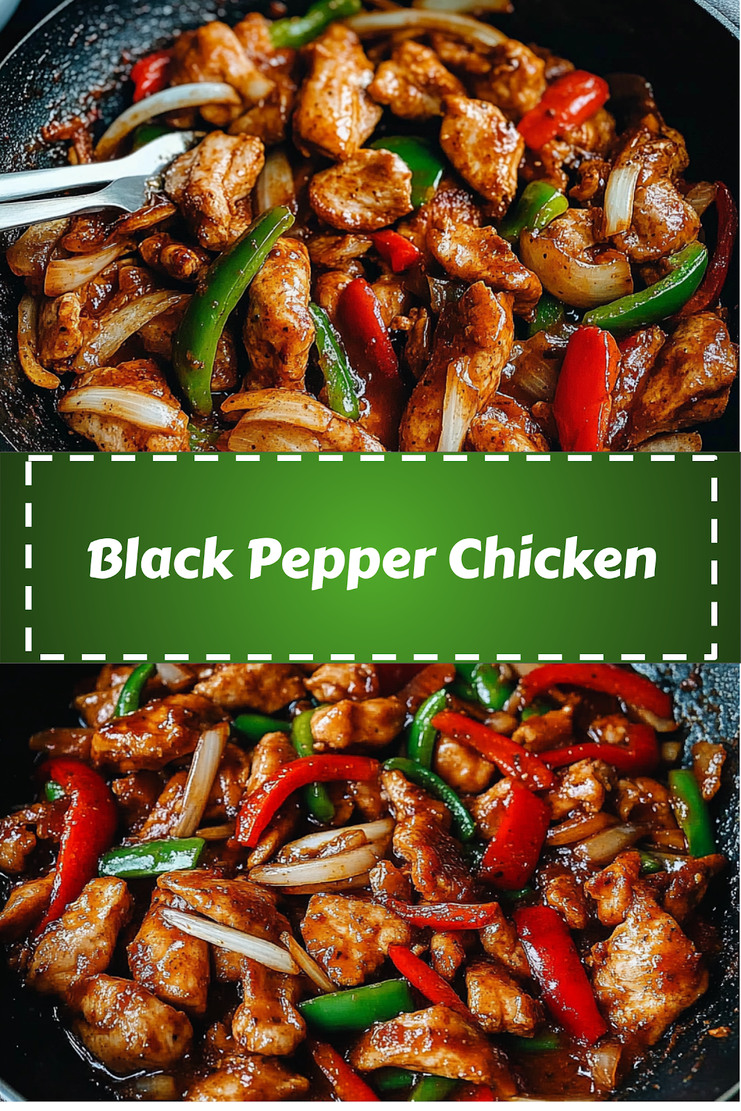 Easy and delicious homemade Black Pepper Chicken recipe ready to enjoy