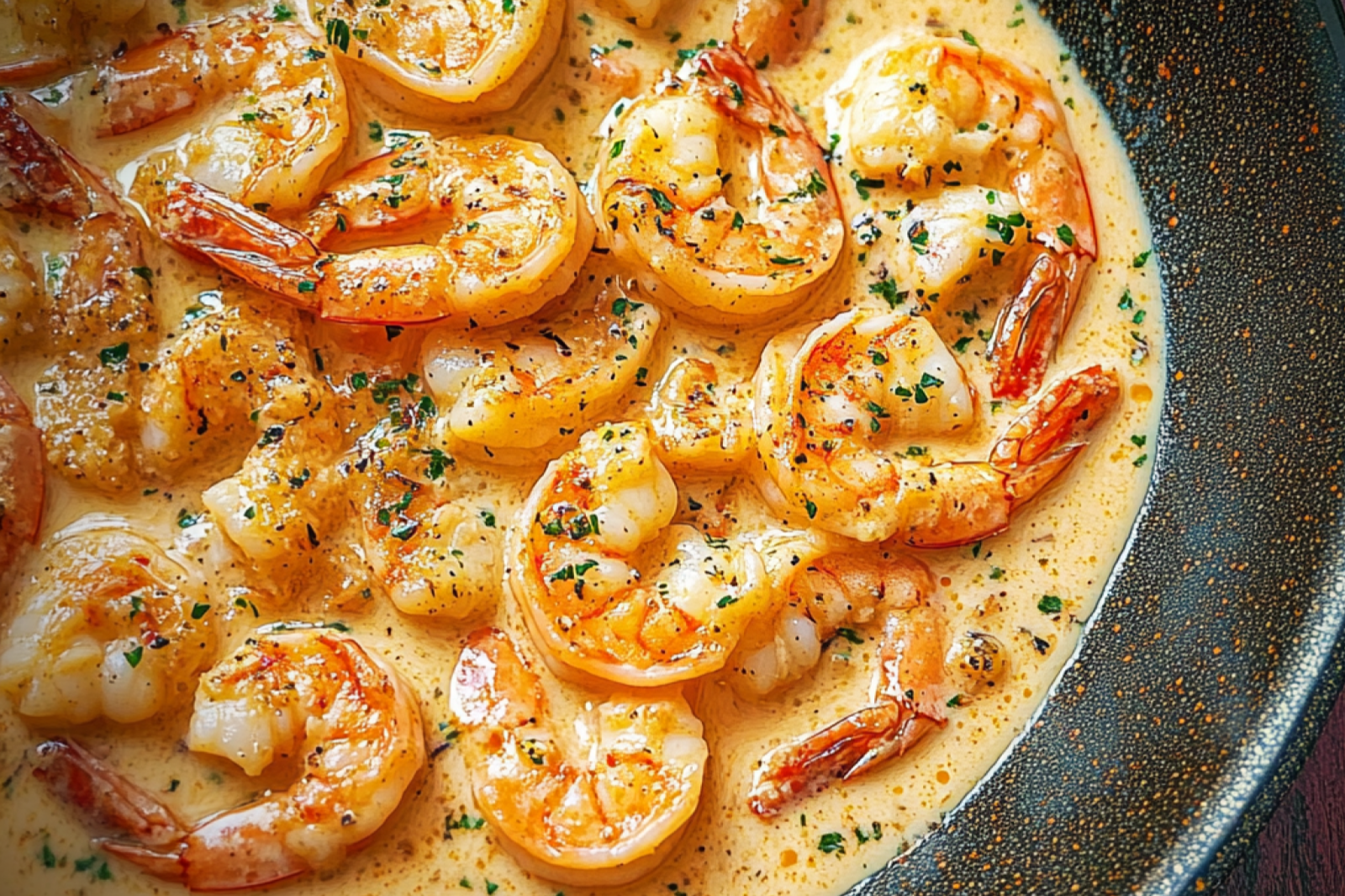 Creamy Garlic Shrimp