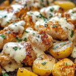 Best Garlic Parmesan Chicken and Potatoes Recipe – Easy and Flavorful 2 Garlic Parmesan Chicken and Potatoes