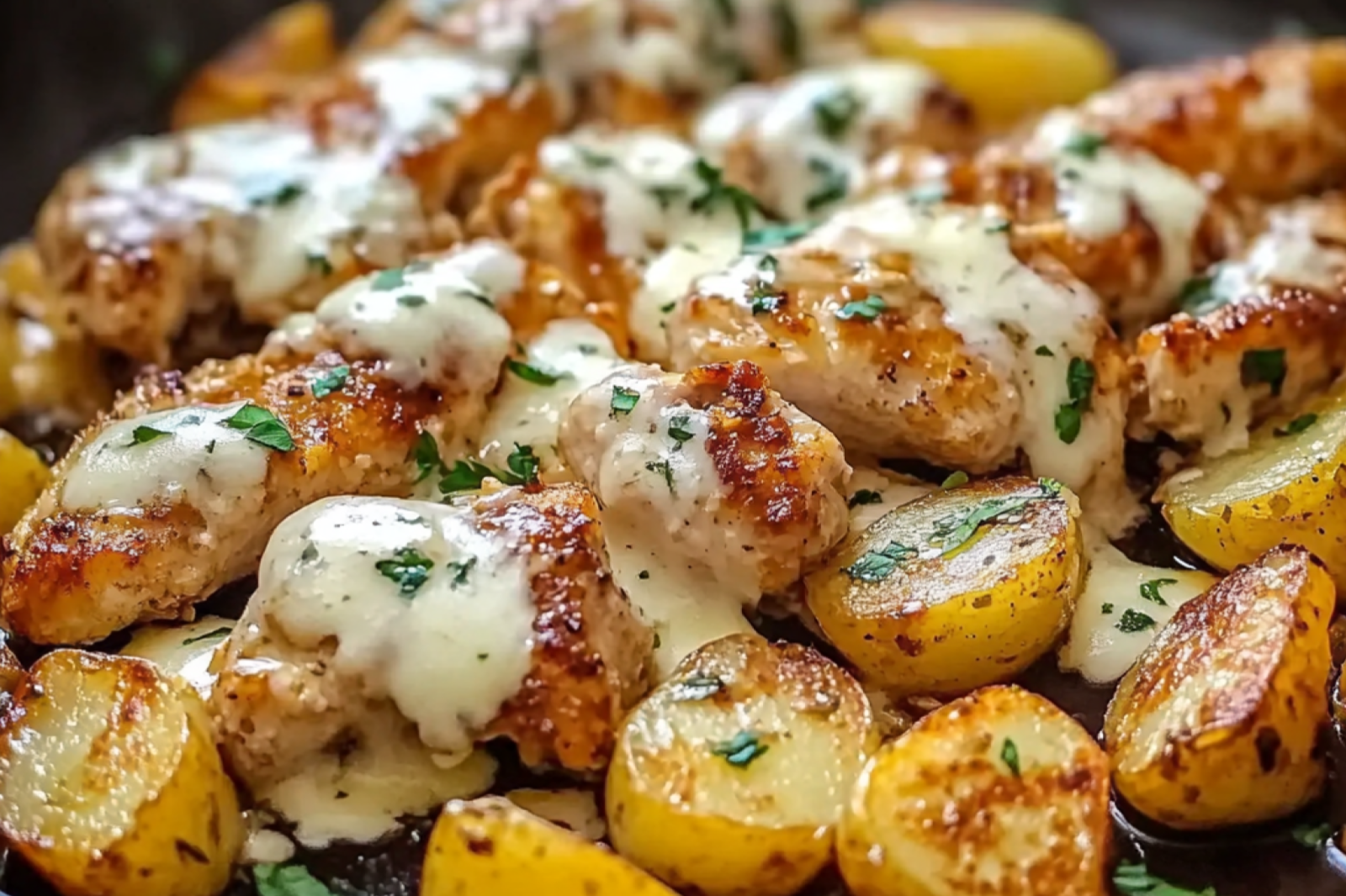 Garlic Parmesan Chicken and Potatoes