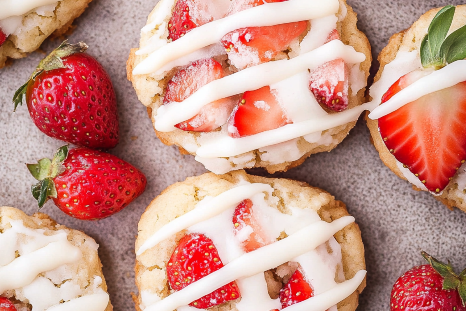 Strawberry Shortcake Cookies