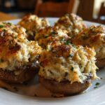 Amazing Crab-Stuffed Mushrooms Recipe in Just 20 Minutes 6 Crab-Stuffed Mushrooms