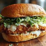 Crispy Chicken Caesar Sandwich: Amazing 5-Star Recipe 6 Crispy Chicken Caesar Sandwich
