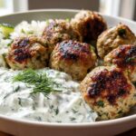 Greek Turkey Meatballs Tzatziki: Easy & Delicious 6 Greek Turkey Meatballs Tzatziki