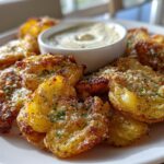 Devastating Parmesan Smashed Potatoes & Garlic Dip in 30 6 Parmesan Smashed Potatoes with Garlic Dip